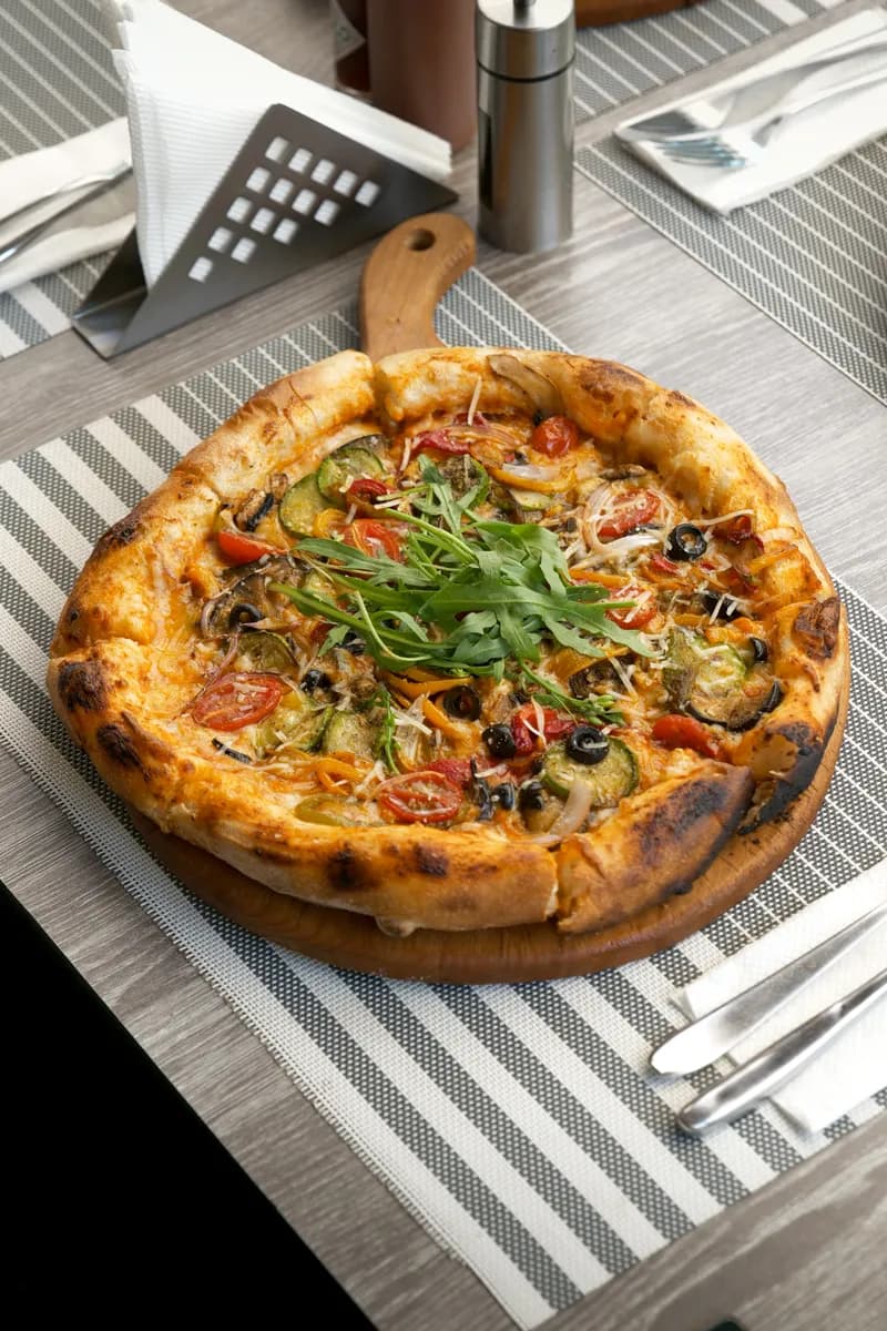 Pizza Végétarienne — Marchan Park, Tanger