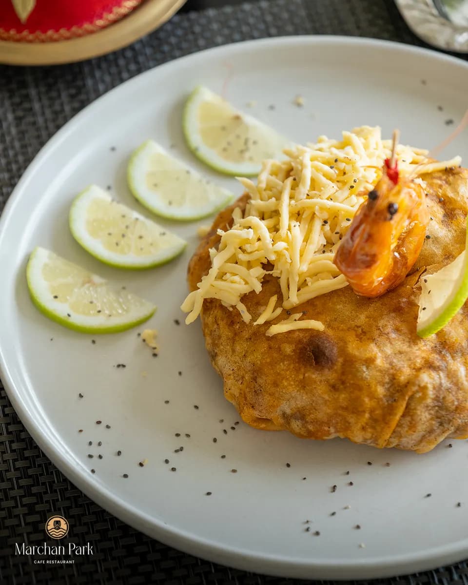 Pastilla Fruits de Mer — Marchan Park, Tanger