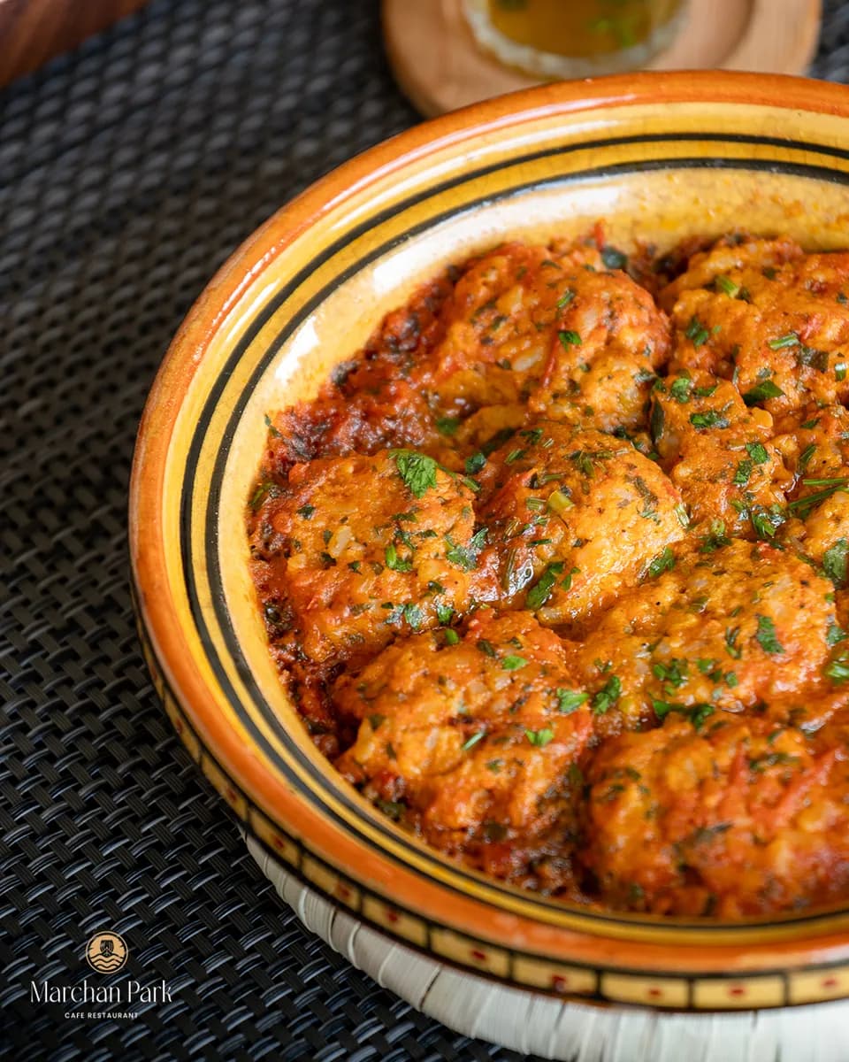 Tajine Boulettes de Poisson — Marchan Park, Tanger