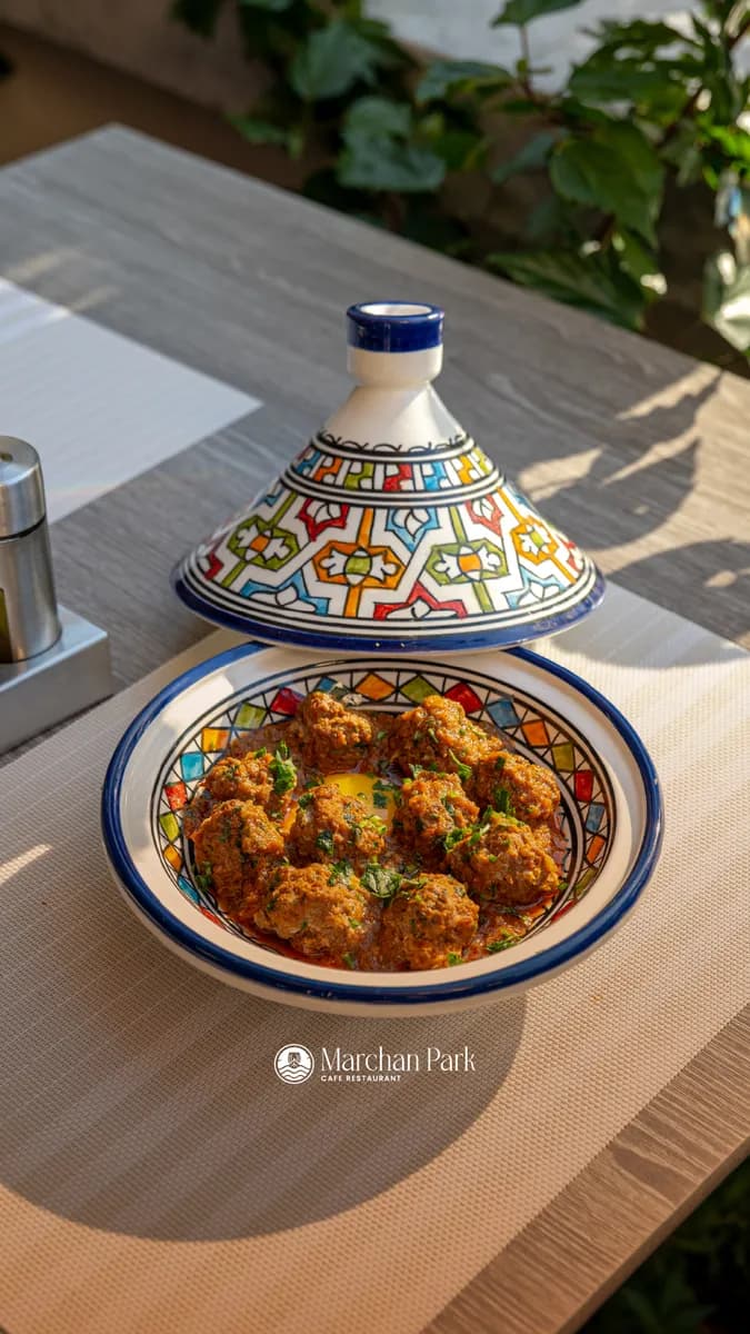 Tajine Boulettes de Viande — Marchan Park, Tanger